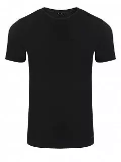 Нежная футболка из эластичного хлопка Rene Vilard BT-19777 Черный