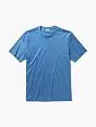 Мужская футболка с круглой горловиной в рубчик синего цвета Zimmerli 2861447c431
