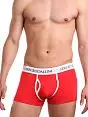 Мужские трусы боксеры c контрастной окантовкой гульфика Sergio Dallini VOSerD_2941-1 Красный