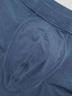 Джинсовые меланжевые шорты пуш-ап с идеальной эластичностью для повышенного комфорта голубого цвета PEROFIL VPRT92519c0421
