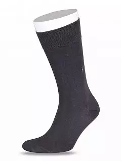 Мужские носки с широкой резинкой LT26320 MUDOMAY графитовый (набор из 3х штук)