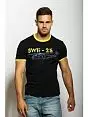 Современная мужская футболка с принтом черного цвета Epatag RT010671m-EP