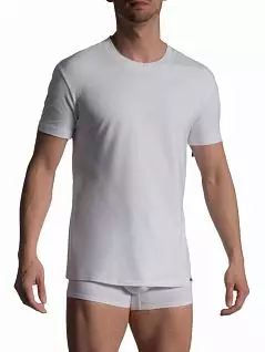 Классическая футболка из хлопка и эластана (2шт) Олаф Бенц 101028премиум Белый () 1000