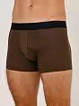 Шелковистые боксеры на широкой резинке коричневого цвета Zimmerli 7001343c178