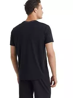 Однотонная пижама (футболка и шорты свободного кроя) LTBS40017 BlackSpade черный