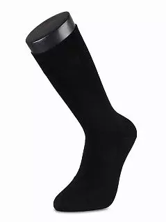 Мужские носки из бамбука и инновационной нити кореспун с добавлением лайкры LT26001 Sis черный (6 пар)
