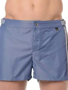 Мужские пляжные шорты на липучке джинсового цвета (деним) HOM Jeans 35c9970c00BI