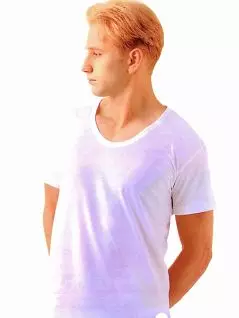 Мужская футболка из мягкого хлопка Lolita DTТайлФм Белый