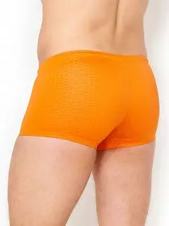 Стильные плавки боксеры из фактурной ткани Olaf Benz 108706премиум Оранжевый 2411