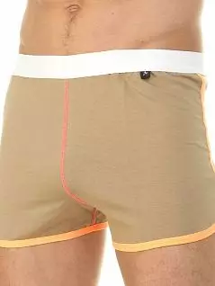 Мужские шорты на широкой резинке бежевого цвета Van Baam RT39854