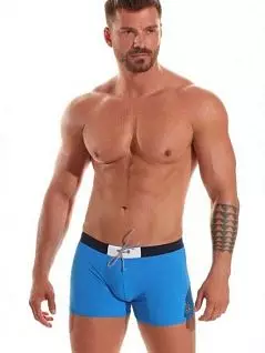 Облегающие боксеры с принтом в морской тематике Jolidon DT518буПлв23 TU_голубой