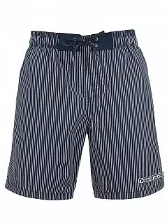 Мужские пляжные шорты синие полоской Charmante MSH1402 Manly