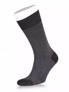 Мягкие мужские носки LT260340 Sis темно-серый (набор из 3х штук)
