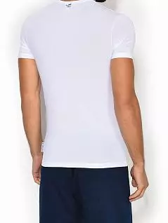 Комплект из двух мужских футболок белого цвета с v-образным вырезом Jockey 25001823 (муж.) (2шт.) Белый распродажа
