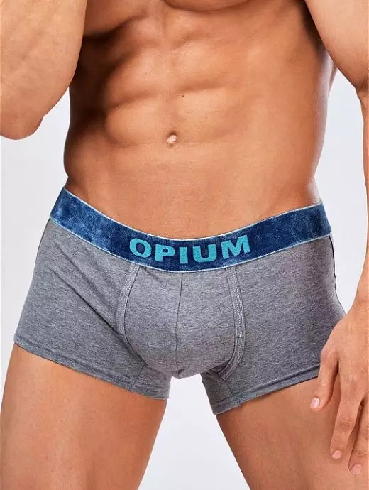 Стильные боксеры на джинсовой резинке Opium DTТр109 Melangegrey распродажа Стильные боксеры на джинсовой резинке Opium DTТр109 Melangegrey распродажа