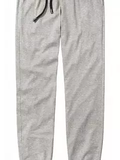 Трикотажные брюки на манжетах из прочной ткани серого цвета Ceceba FM-30371-9236