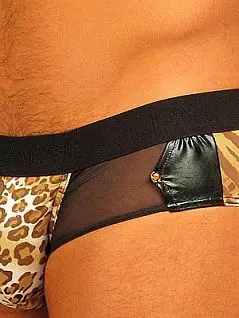 Сексуальные леопардовые мужские трусы слипы «Doreanse Wild 1315c01»