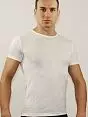 Удобная мужская футболка белого цвета Romeo Rossi Sexy Shirts RR506 белый распродажа
