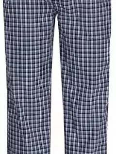Хлопковые брюки с гульфиком на эластичной резинке GOTZBURG FG550216/S-3XL Синий набивной