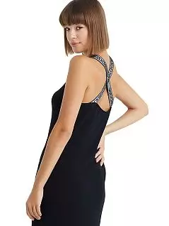 Платье Sport Touch с широкими лямками на спине с логотипом бренда LTBS51040 BlackSpade черный