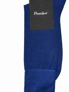 Оригинальные носки из тонкого хлопка синего цвета President 920c8