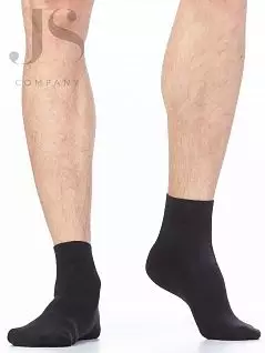 Гладкие носки из хлопка со средней длиной паголенка и кеттельным швом Omsa JSCLASSIC 202 (5 пар) grigio scuro oms