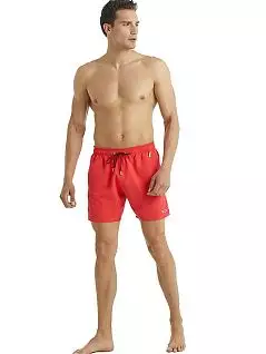 Однотонные пляжные шорты с боковыми и задним карманами LTBS10429 BlackSpade красный
