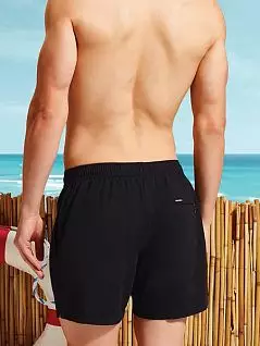 Пляжные шорты с внутренней сеточкой черного цвета Doreanse 3800c01 распродажа