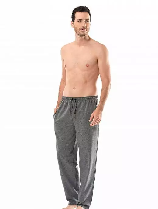 Мужские брюки на резинке с дополнительной тесьмой Turen LT4118-1 Turen серый