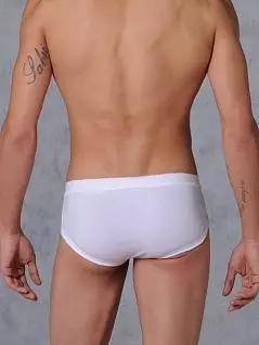 Классические брифы из хлопка белого цвета HOM 02422cW5