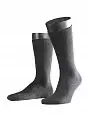 Носки из хлопка шелковистой текстуры Falke 14616 Sensitive London Серый