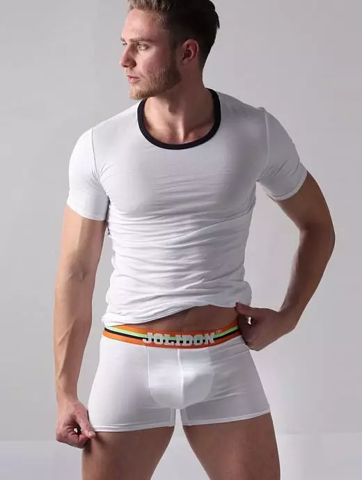 Однотонные боксеры из мягкого хлопка Jolidon DT265блнТм White распродажа Однотонные боксеры из мягкого хлопка Jolidon DT265блнТм White распродажа