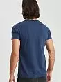 Хлопковая футболка свободного кроя цвета деним Allen Cox 736021cdenim