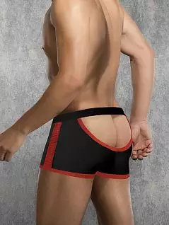 Сексуальные боксеры с большим вырезом сзади черного цвета Doreanse 1563c01