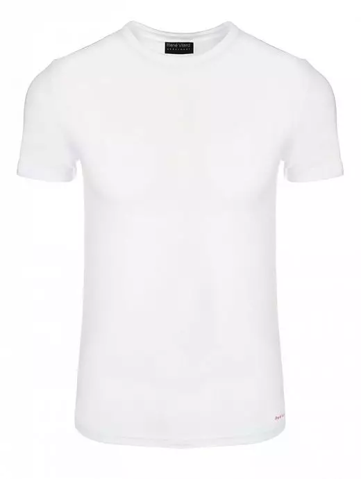 Комфортная футболка из мягкого хлопка Rene Vilard BT-19777 Белый