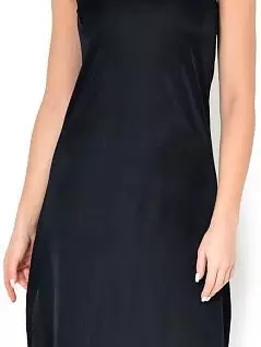 Однотонная ночная сорочка из легкой вискозы черного цвета Nina von 22404111c200 распродажа