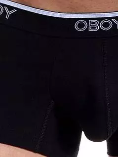 Мужские черные боксеры Oboy Base Line 6085c01
