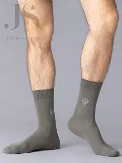 мужские носки широкой резинкой и кеттельным (плоским) швом на мыске OMSA JSECO 409 (5 пар) militari oms