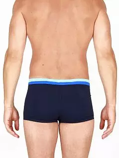 Пляжные плавки из мягкого шелковистого полиамида тёмно-синего цвета HOM 40c1661c00RA