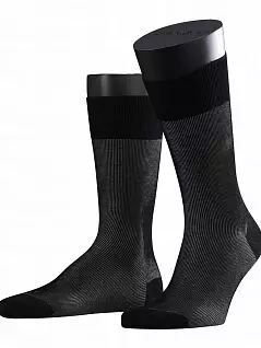 Хлопковые носки из воздухопроницаемой ткани FALKE 13141 Fine Shadow SO (муж.) Черный (3000) распродажа