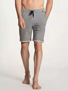 Повседневные шорты бермуды с узкими раллийными полосками на боковых карманах серого цвета CALIDA 227181c991