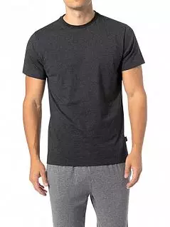 Хлопковая футболка из мягкого трикотажа JOCKEY 120100H (муж.) Антрацит M55