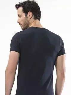 Мужская футболка с коротким рукавом LT1307 Cacharel темно-синий