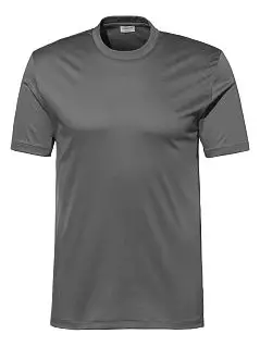 Хлопковая футболка с плотным круглым вырезом темно-серого цвета Zimmerli 2861447c073