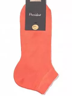 Мягкие носки из шелковистого хлопка оранжевого цвета President 213c4