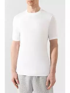 Меланжевая футболка из ультратонкого мягкого модала Zimmerli 7001341зимерли Белый 1