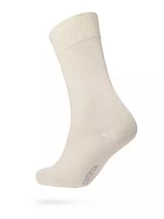 Классические всесезонные мужские носки из хлопка Conte DT7с43сп000Нсмр 000_Бежевый