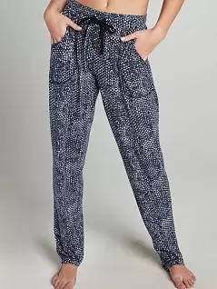 Оригинальные брюки с карманами с декоративный отсрочкой синего цвета Jockey 850015Hc64P