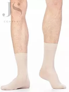 Облегающие носки из хлопка и полиамида Omsa JSCLASSIC 203 (5 пар) beige oms