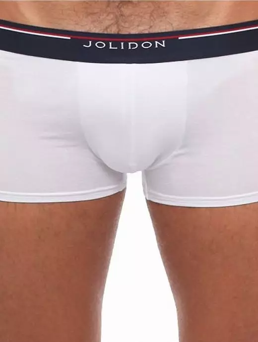 Шелковистые боксеры на заниженной посадке Jolidon DTТн206мм White Шелковистые боксеры на заниженной посадке Jolidon DTТн206мм White